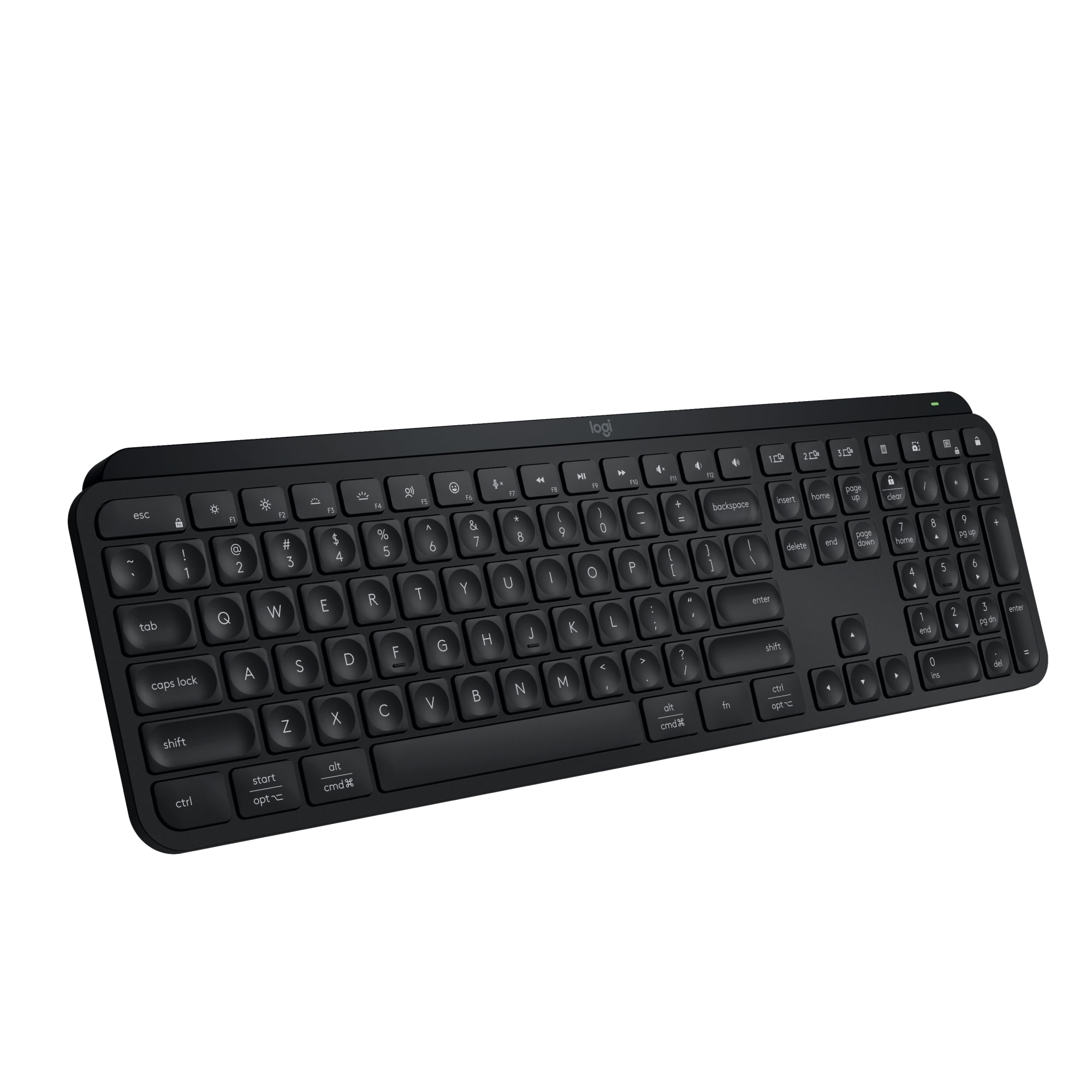 Logitech MX Keys S Illuminated Wireless Keyboard, USB Backlit, Low