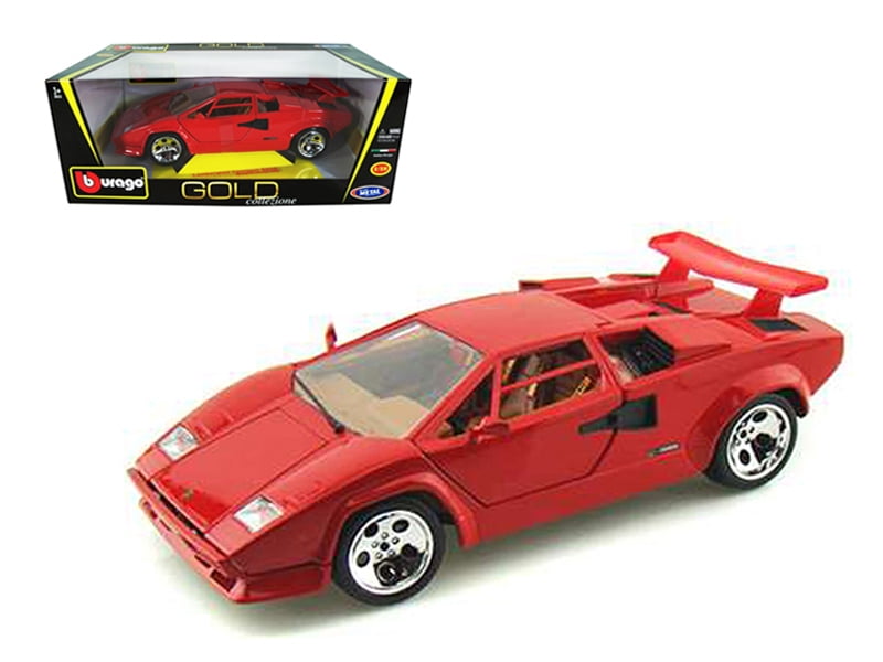 Lamborghini Countach 5000 Red 1/18 Diecast Model Car by Bburago
