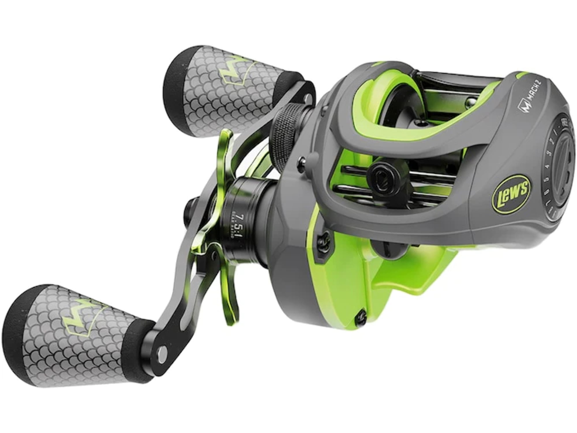 Free Shipping! Lew's Mach 2 Baitcast Reel, 7.5:1 Gear Ratio, Right
