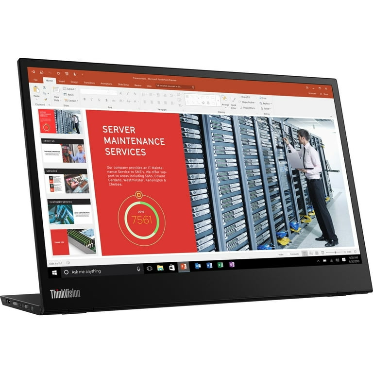 Lenovo ThinkVision M14 ポータブルモニタ保証2026年4月 Lenovo
