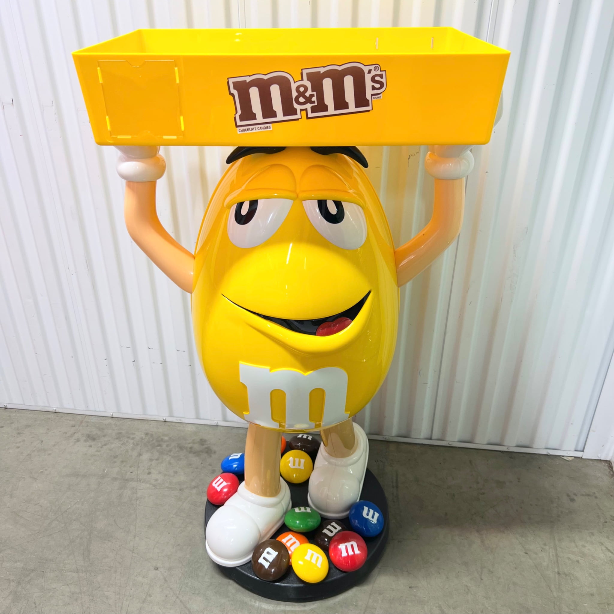 M&M's Yellow Character Display Statue Figure - Walmart.com