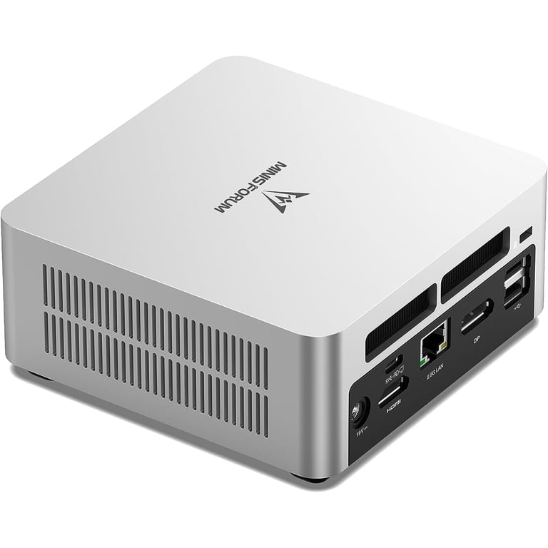 MINISFORUM UN1265 Mini PC, Intel Core i7, Windows 11 Tower, DDR4