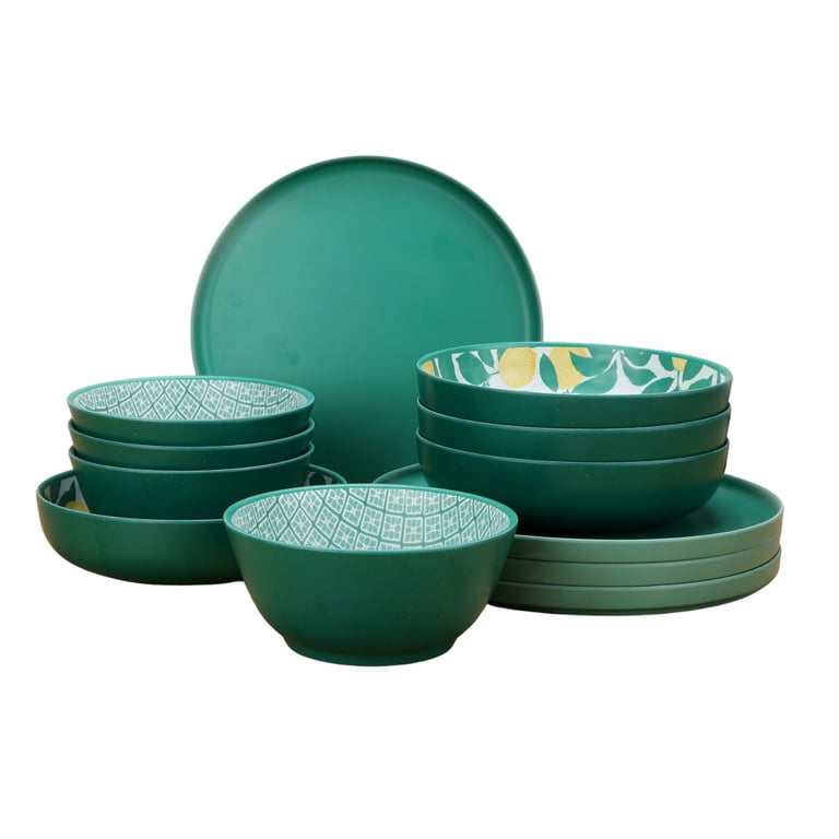 Mainstays by Becky G. & Alejandra Bamboo Melamine 12-Piece