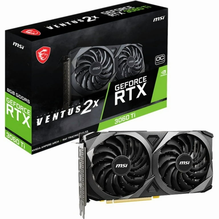 MSI GeForce RTX 3060 Ti GPU - 8GB GDDR6 - 1.70GHz - PCI Express
