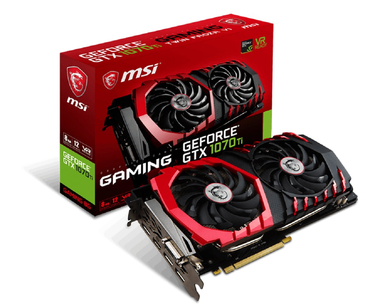 MSI GTX 1070 TI GAMING 8G - G1070TG8 - Walmart.com