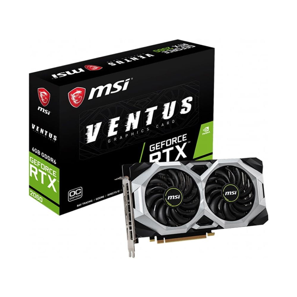 MSI GeForce RTX 2060 VENTUS 6G OC GPU Gaming Graphics Card