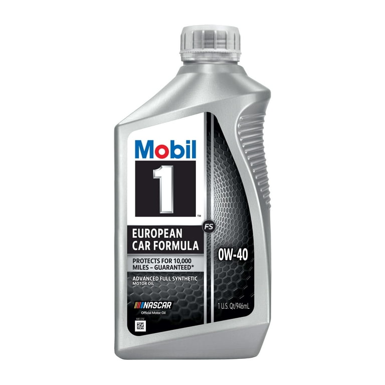 Mobil 1 FS European Car Formula Full Synthetic Motor Oil 0W-40, 1