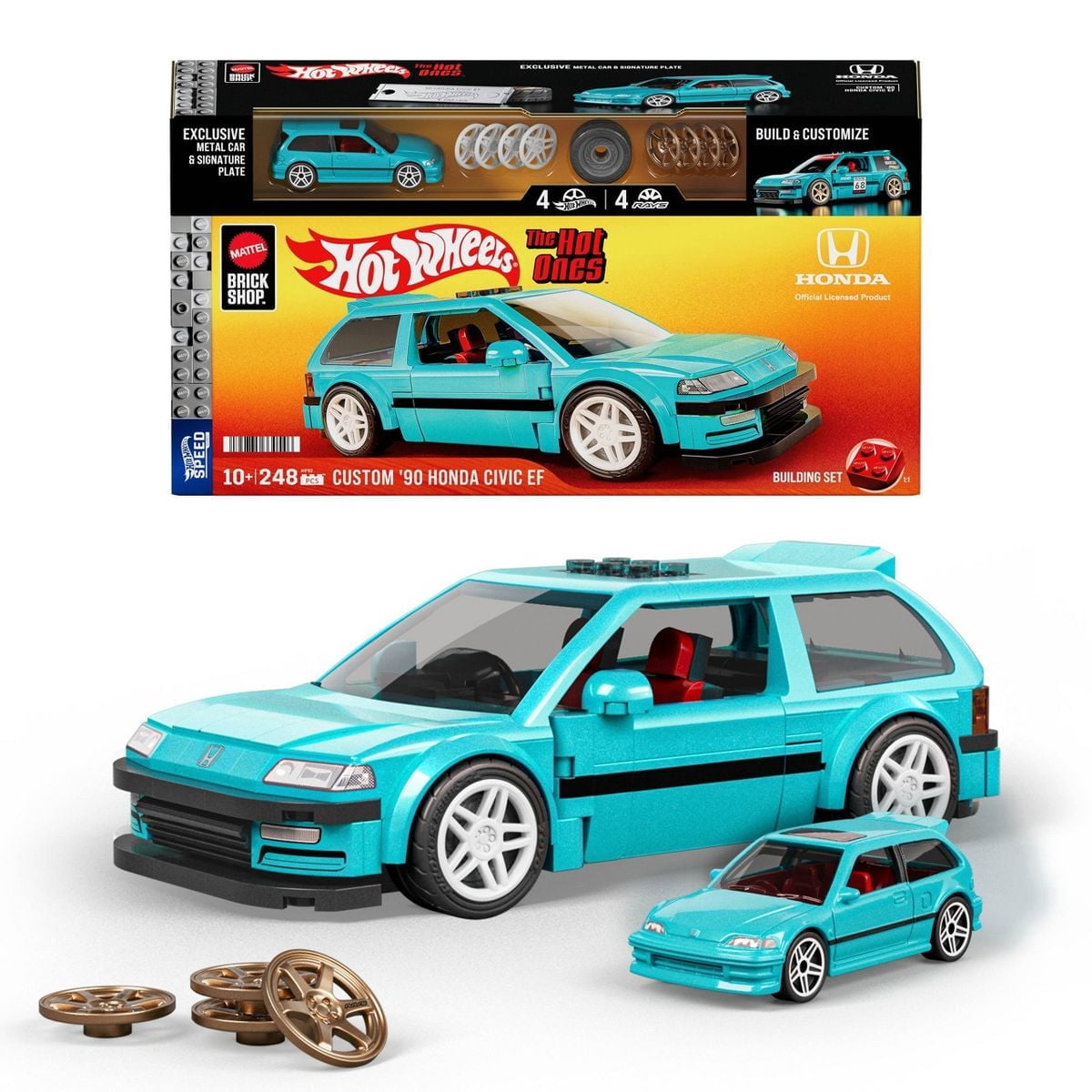 Mattel Brick Shop Hot Wheels Speed Series Honda - Walmart.com