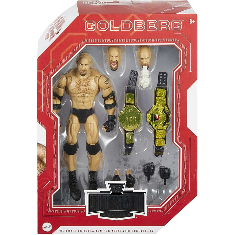WWE Ultimate Edition Goldberg Action Figure with WCW Championships