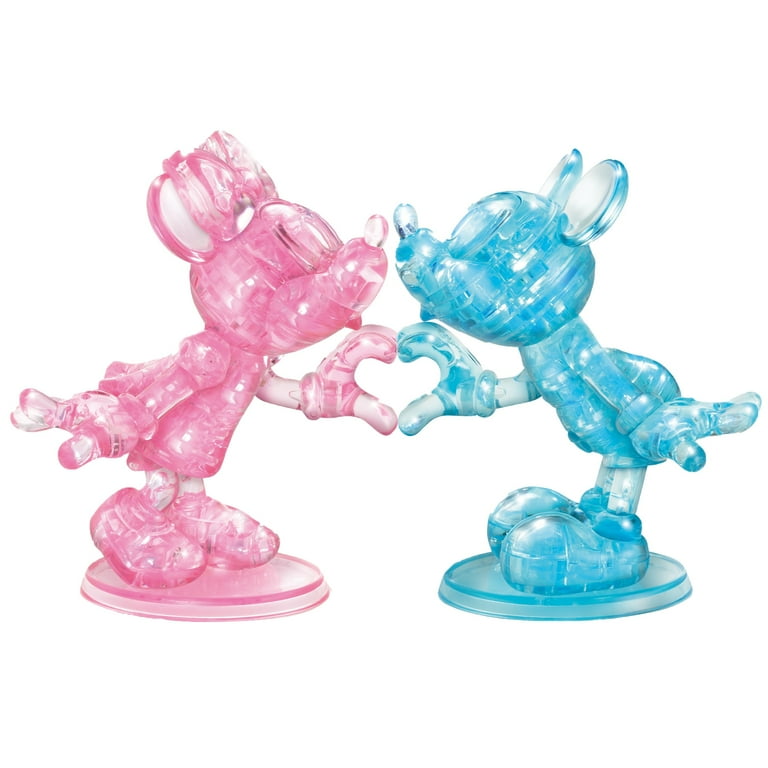 Original 3D Crystal Puzzles Mickey and Minnie 3D Crystal Puzzle