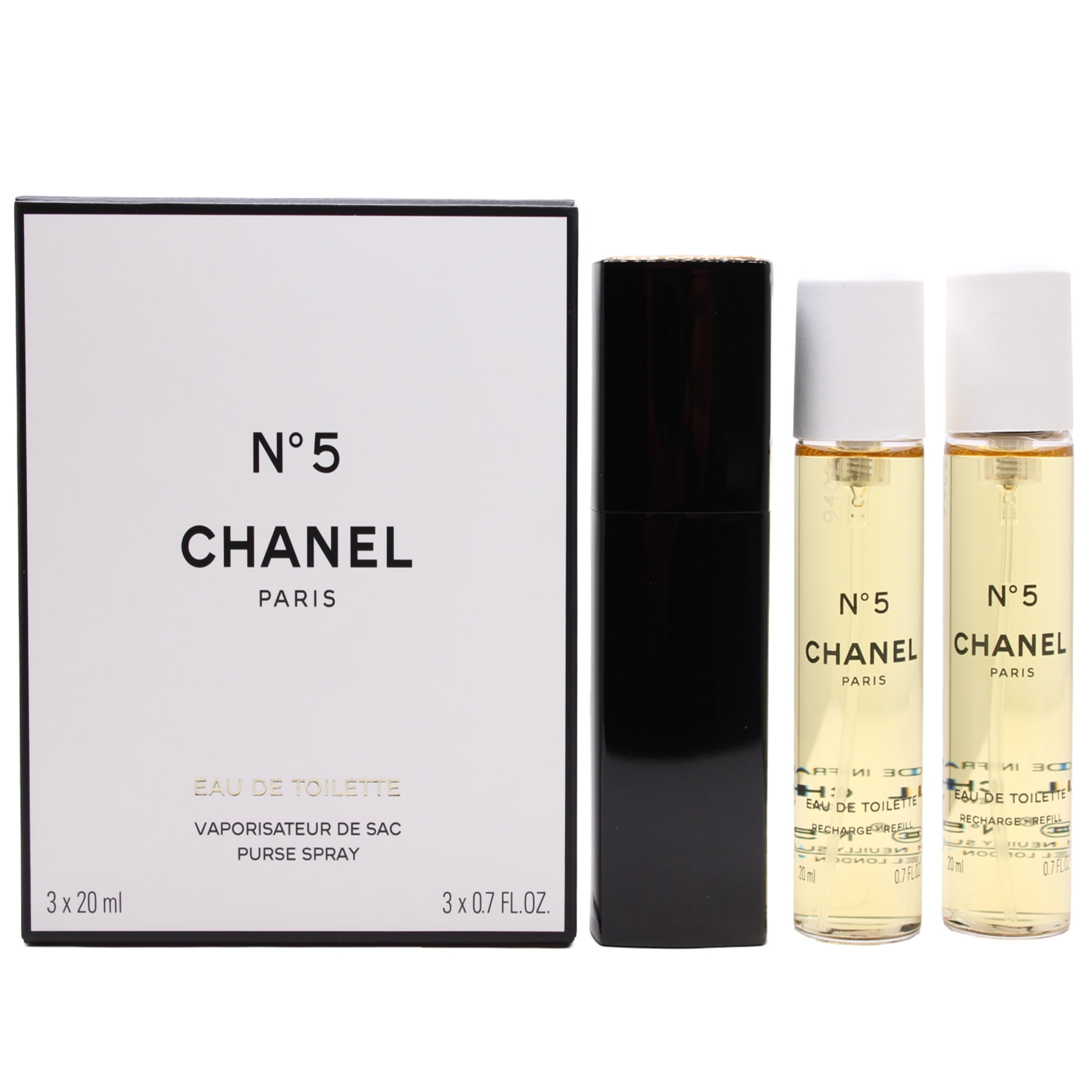 Chanel No 5 Perfume: Eau De Toilette Purse Spray 3 X 0.7 Oz