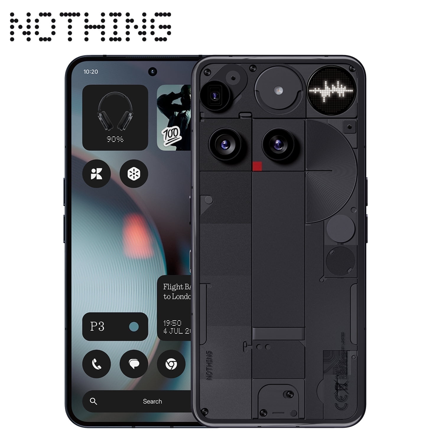 Nothing Phone 3 US Version 5G Unlocked Phones, 512GB Snapdragon 8s