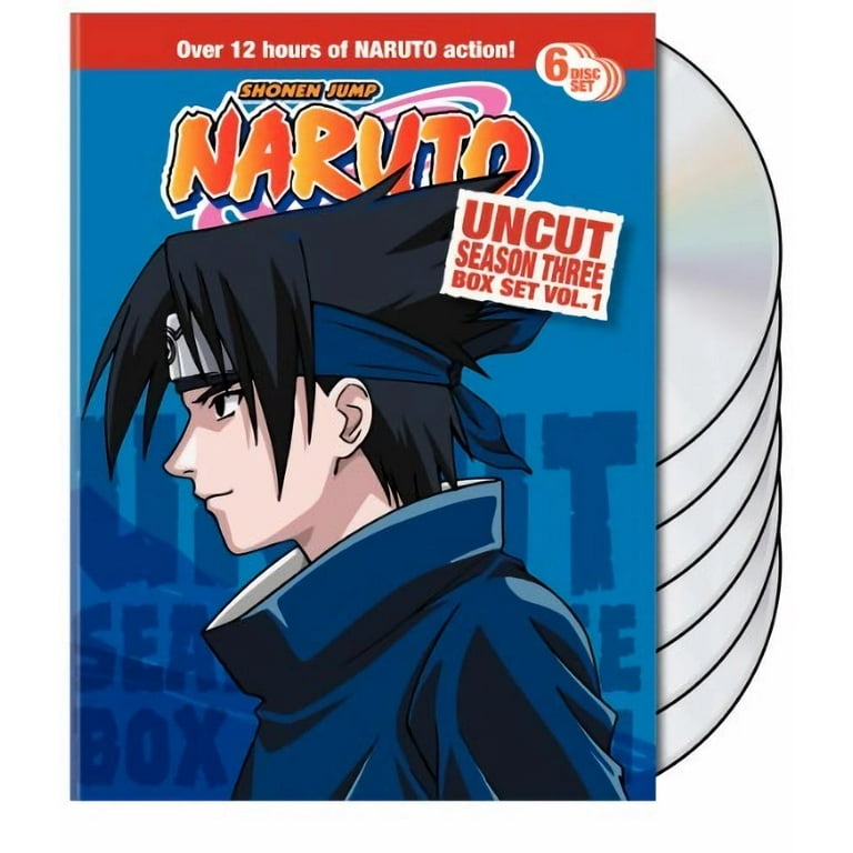Viz Media Naruto Uncut: Season 3 Vol. 1 DVD Box Set, Anime Series