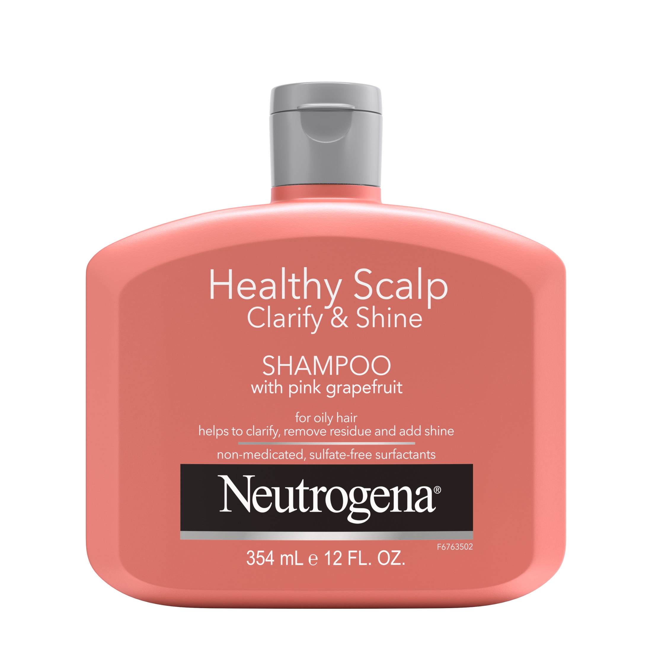 Neutrogena Exfoliating Shampoo for Oily Hair and Scalp, Pink