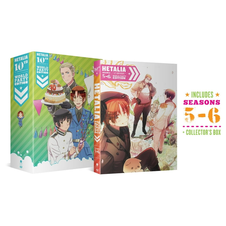 New Hetalia: Seasons 5-6 (10th Anniversary Edition/ DVD) - Walmart.com