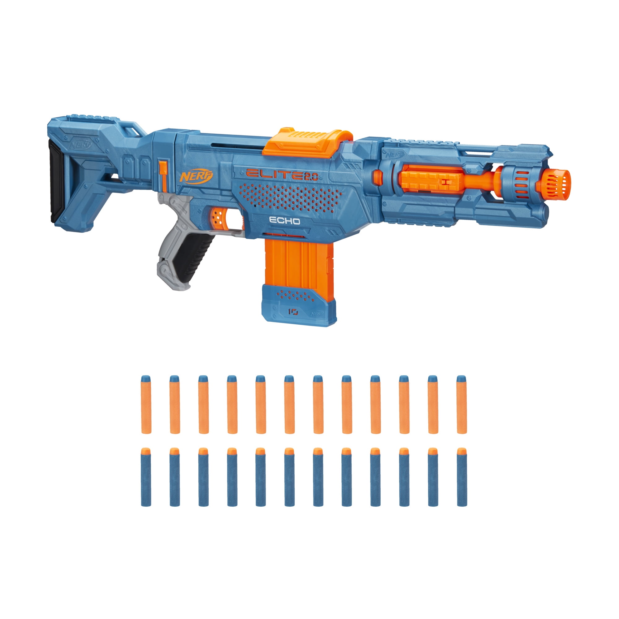 Nerf Elite 2.0 Echo CS-10 Customizable Kids Toy Blaster with 24