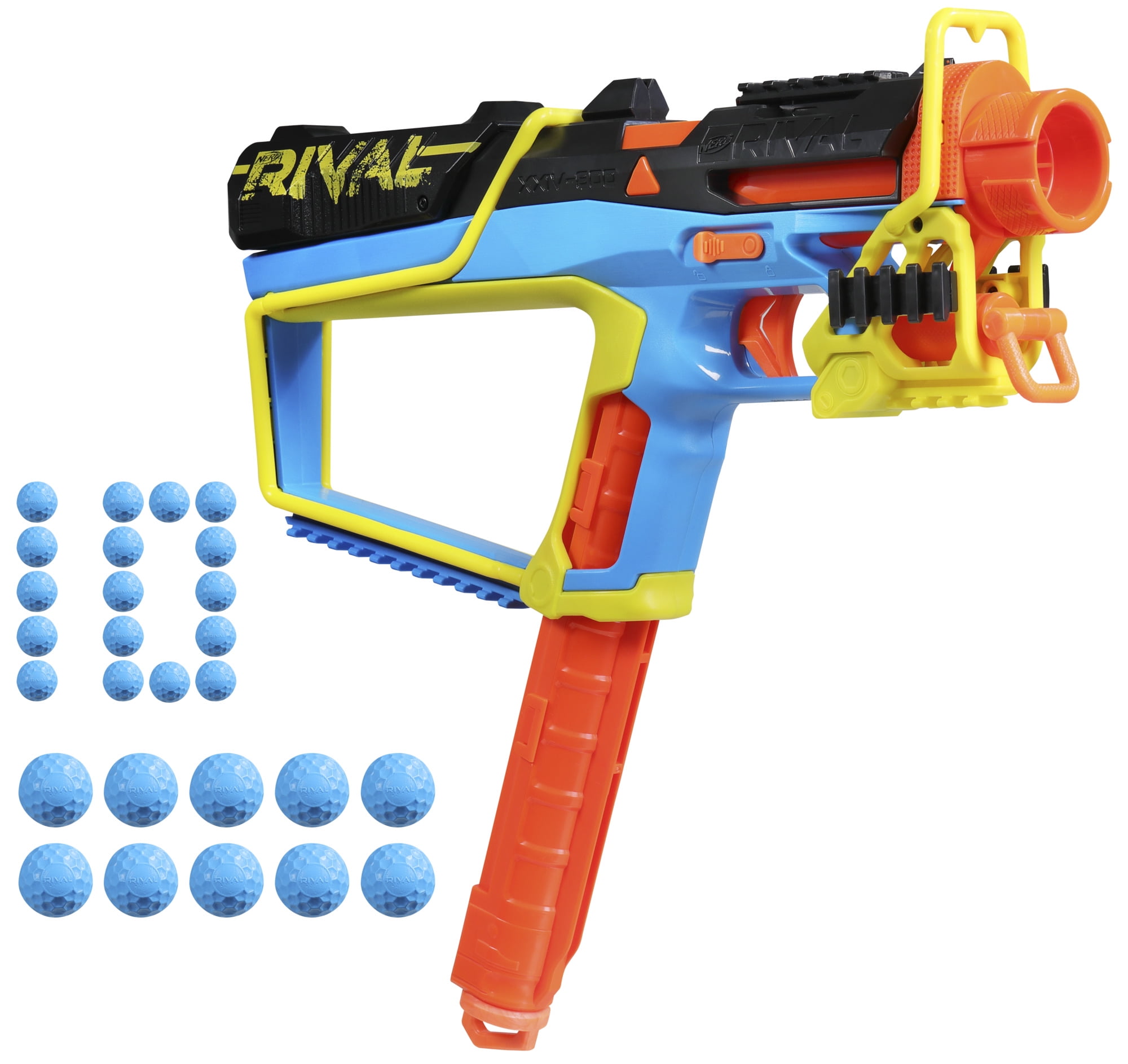 Nerf Rival Mirage XXIV-800 Blaster, 10 Nerf Rival Accu-Rounds, 8