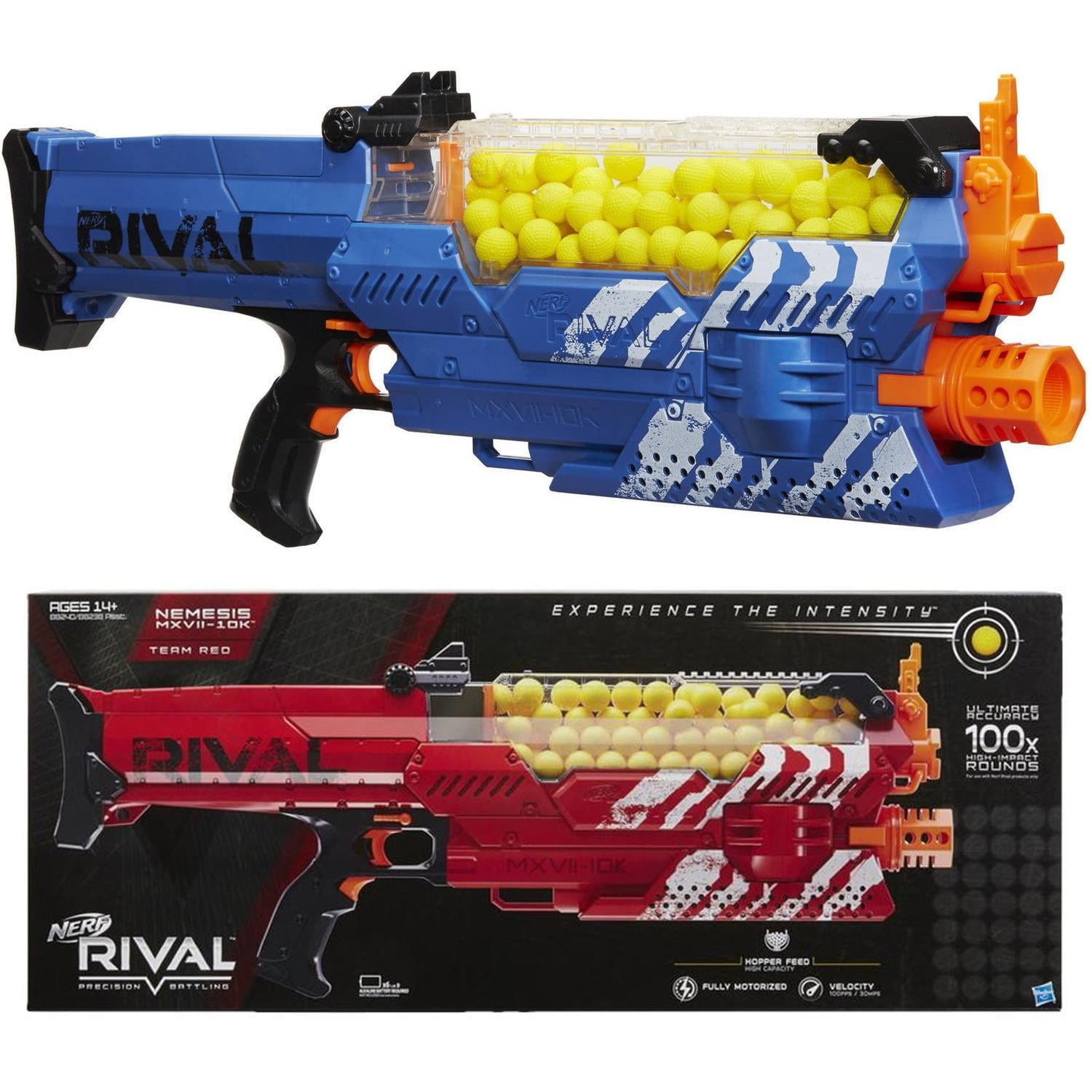 Nerf Rival Nemesis MXVII-10K, Blue + Nerf Rival Nemesis MXVII-10K