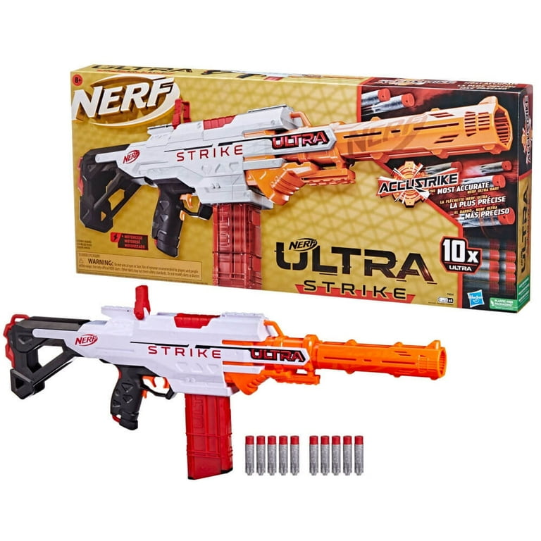 Motorized Nerf Ultra Strike Blaster with 10-Dart Clip & AccuStrike
