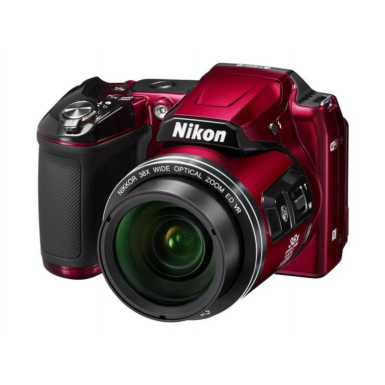 Nikon - Coolpix L840 16.0-Megapixel Digital Camera - Red - Walmart.com