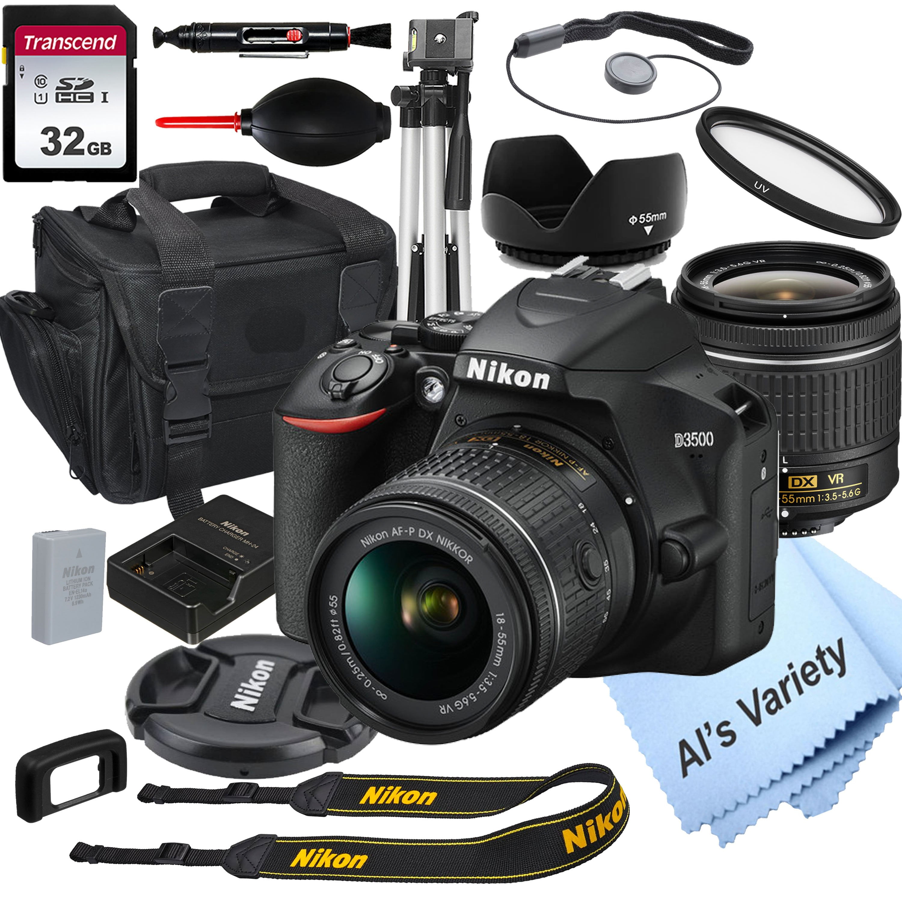 Nikon D3500 DSLR Camera Beginner's Photography Package with 18