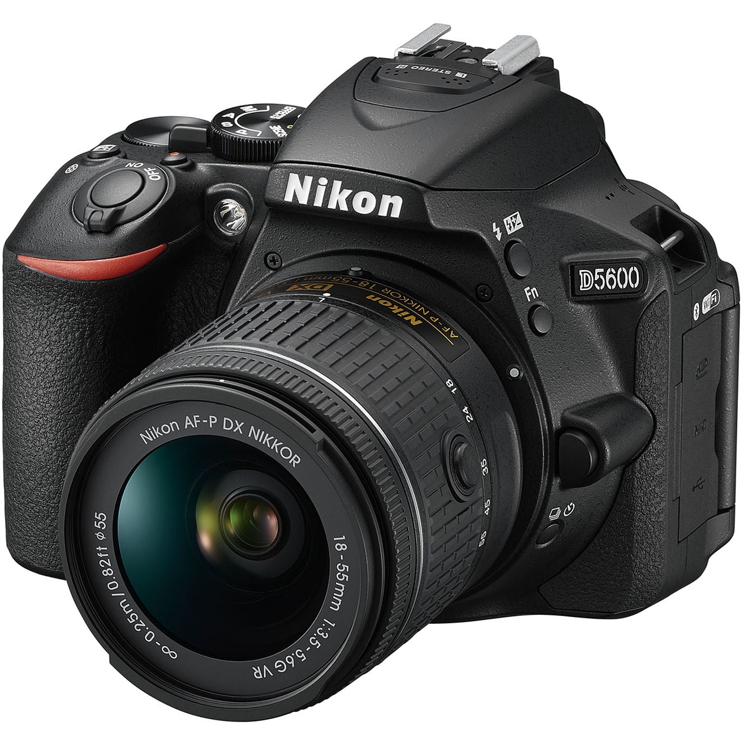Nikon D5600 DSLR Camera with 18-55mm Lens (Intl Model) - Walmart.com
