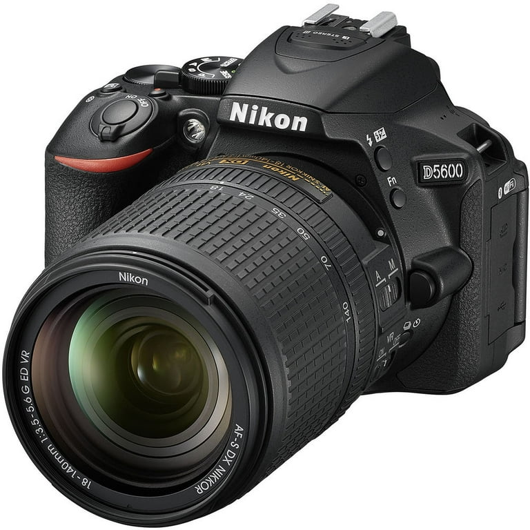 Nikon D5600 Compact DSLR Camera with 18-140mm VR Lens, 24.2MP