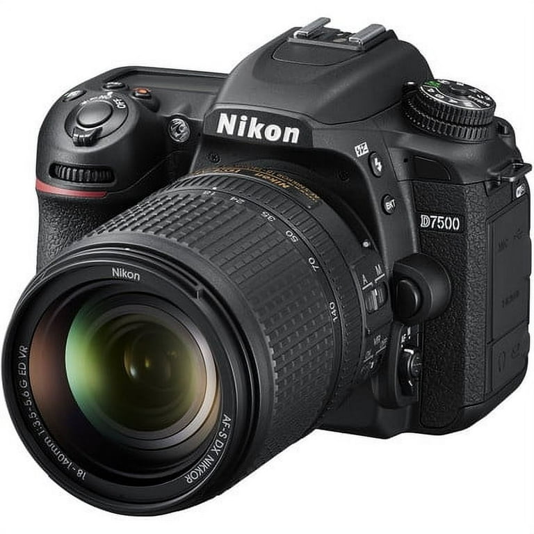 Nikon Professional D7500 DSLR Camera with 18-140mm Lens Kit