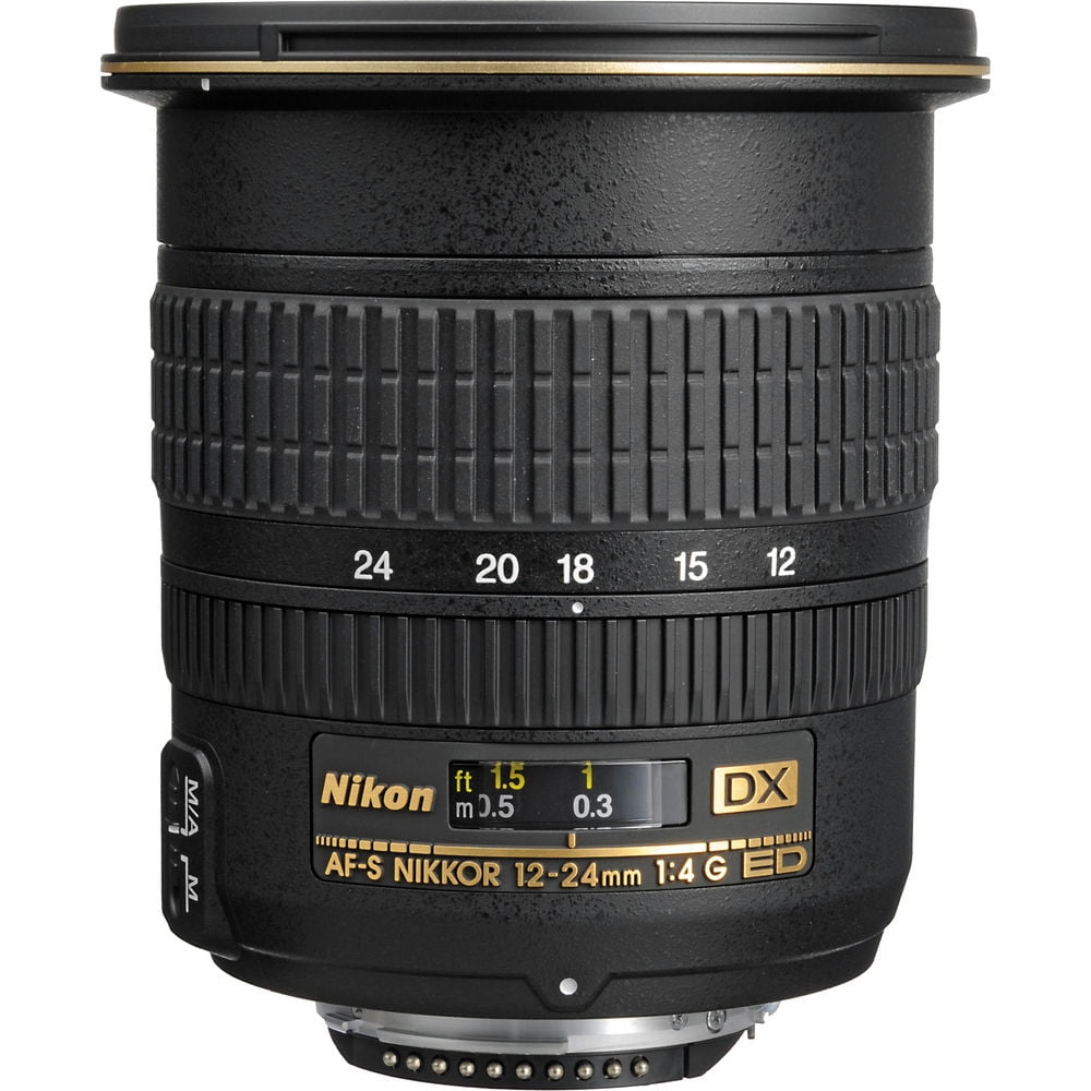 Nikon 12-24mm F/4 G DX AF-S ED-IF Zoom-Nikkor Lens - Walmart.com