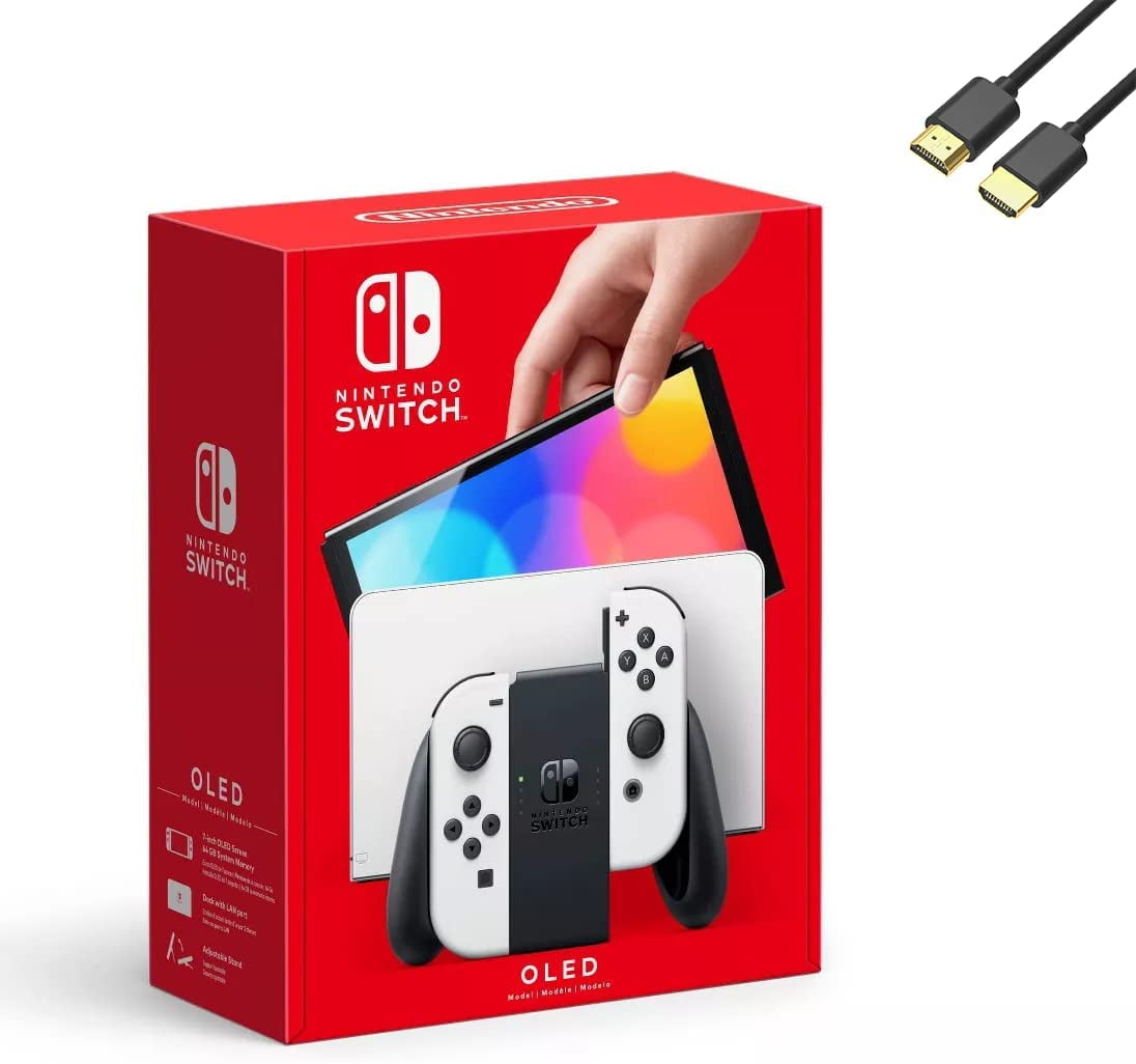 Nintendo Switch - Newest OLED Model Console, 64GB Storage, with