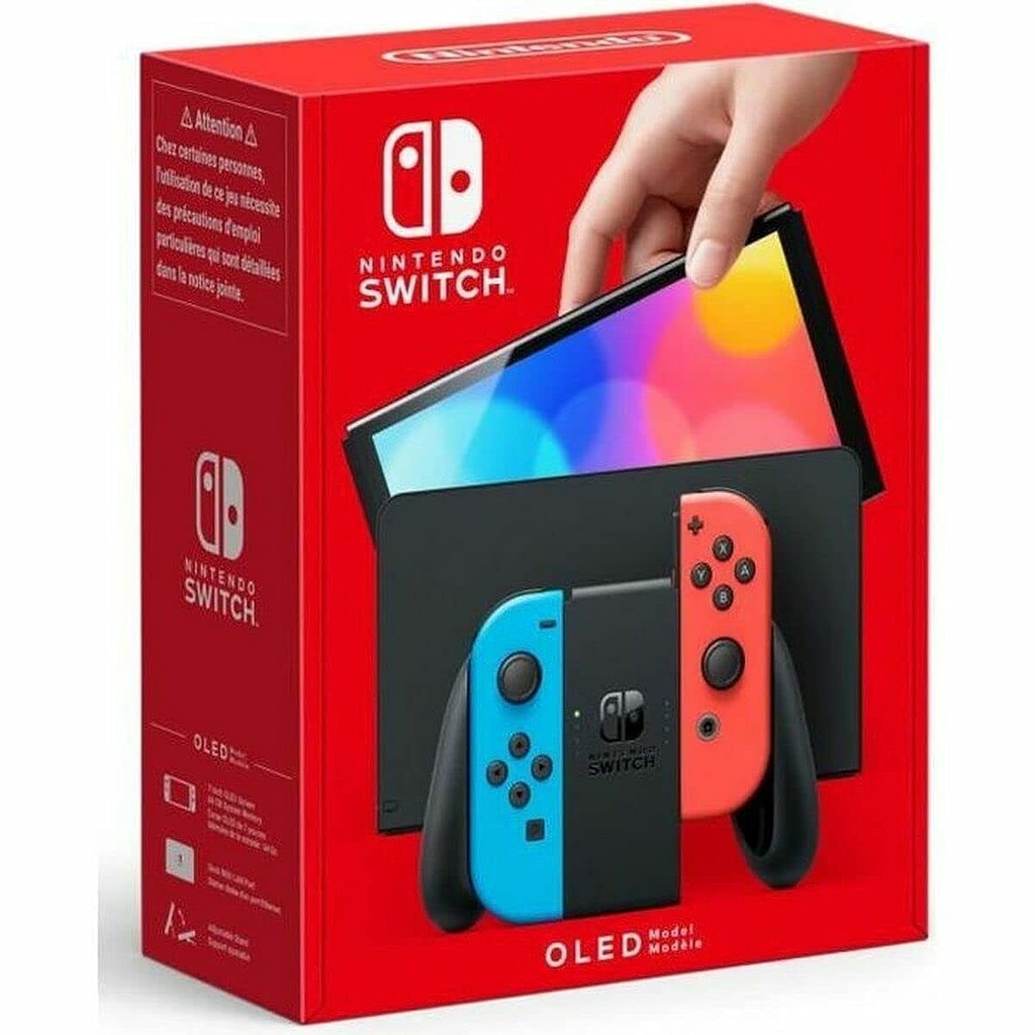 Nintendo Switch OLED Model Neon Blue Neon Red 7-inch OLED Screen