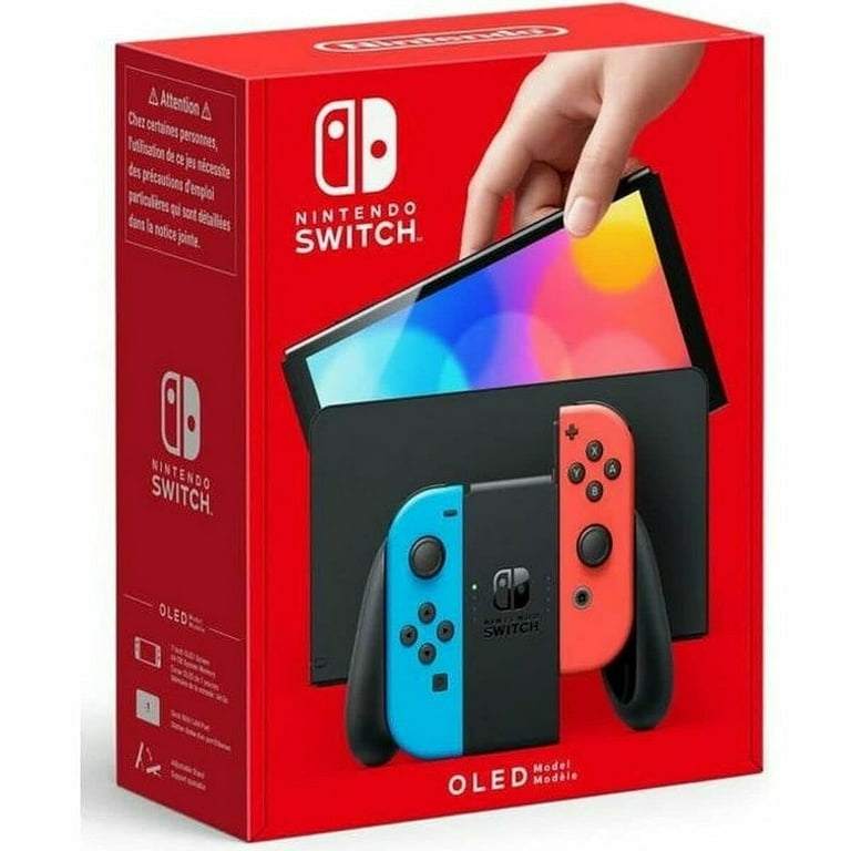 Nintendo Switch OLED Model Neon Blue Neon Red 7-inch OLED Screen