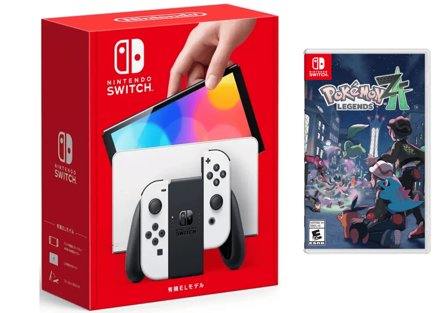 Nintendo Switch OLED White with Pokemon Legends: Z-A Bundle