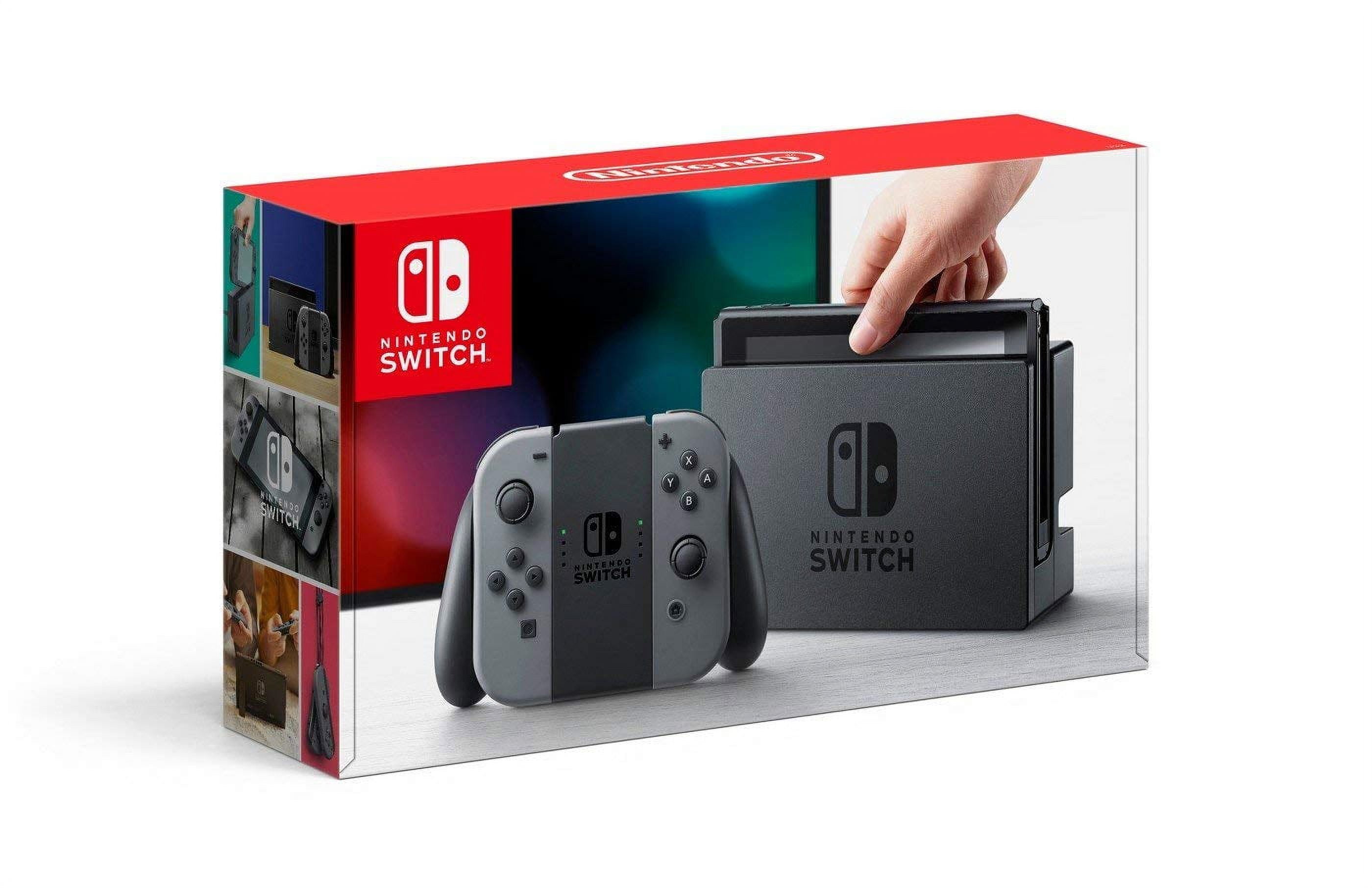 Nintendo Switch Console Gray Joy-Con - Walmart.com