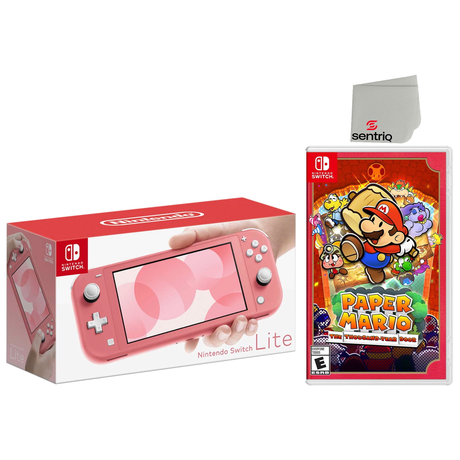 Nintendo Switch Lite 32GB Blue Edition and Paper Mario: The