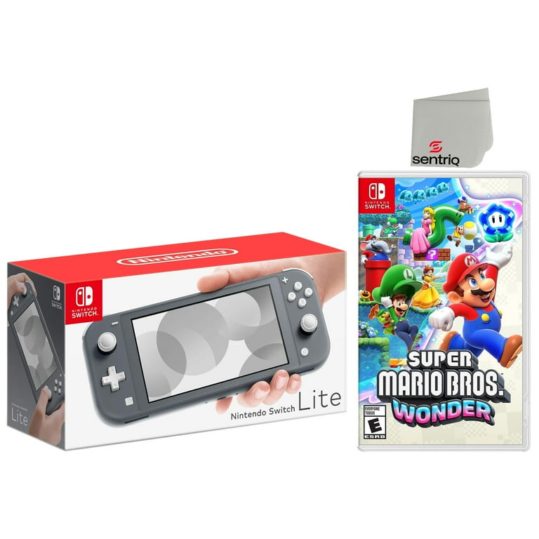 Nintendo Switch Lite 32GB, Gray, Super Mario Bros Bundle, Japan