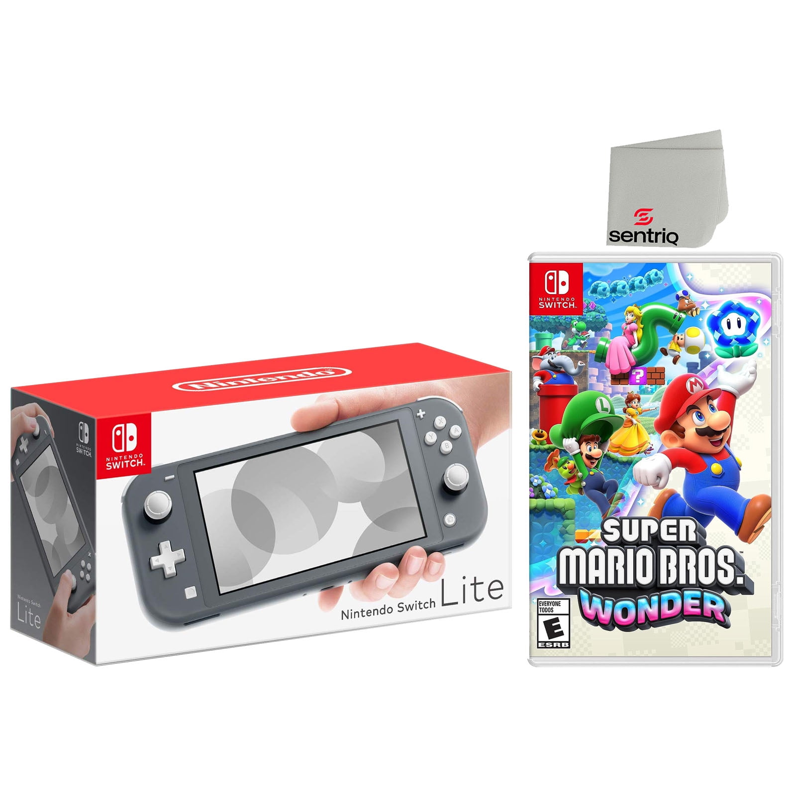 Nintendo Switch Lite 32GB, Gray, Super Mario Bros Bundle, Japan