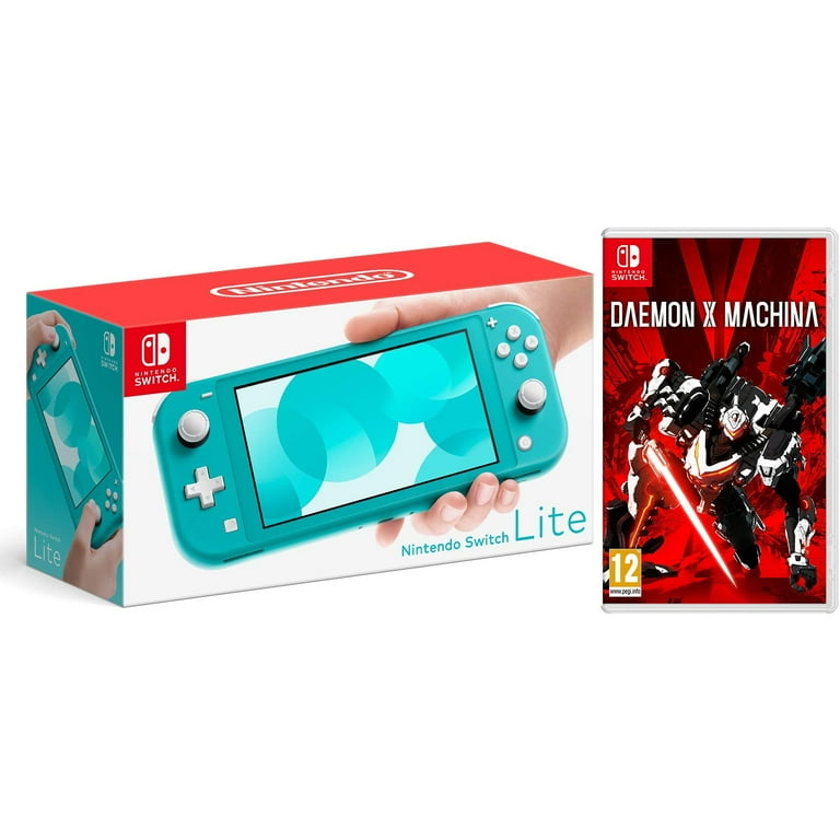 Nintendo Switch Lite 32GB Turquoise and Daemon X Machina Bundle
