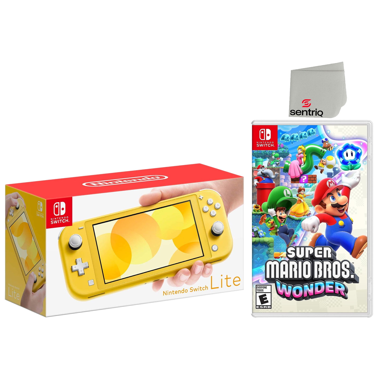 Nintendo Switch Lite 32GB Yellow Edition and Super Mario Bros