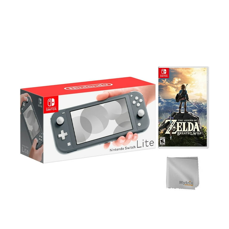 Nintendo Switch Lite Gray Bundle with Zelda: Breath of the Wild