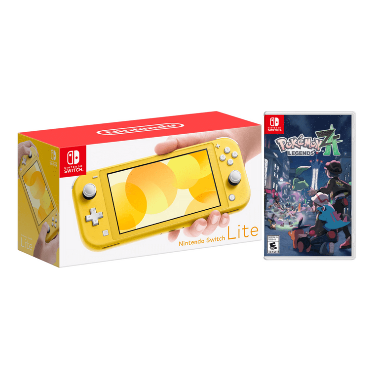 Nintendo Switch Lite Yellow with Pokemon Legends: Z-A Bundle
