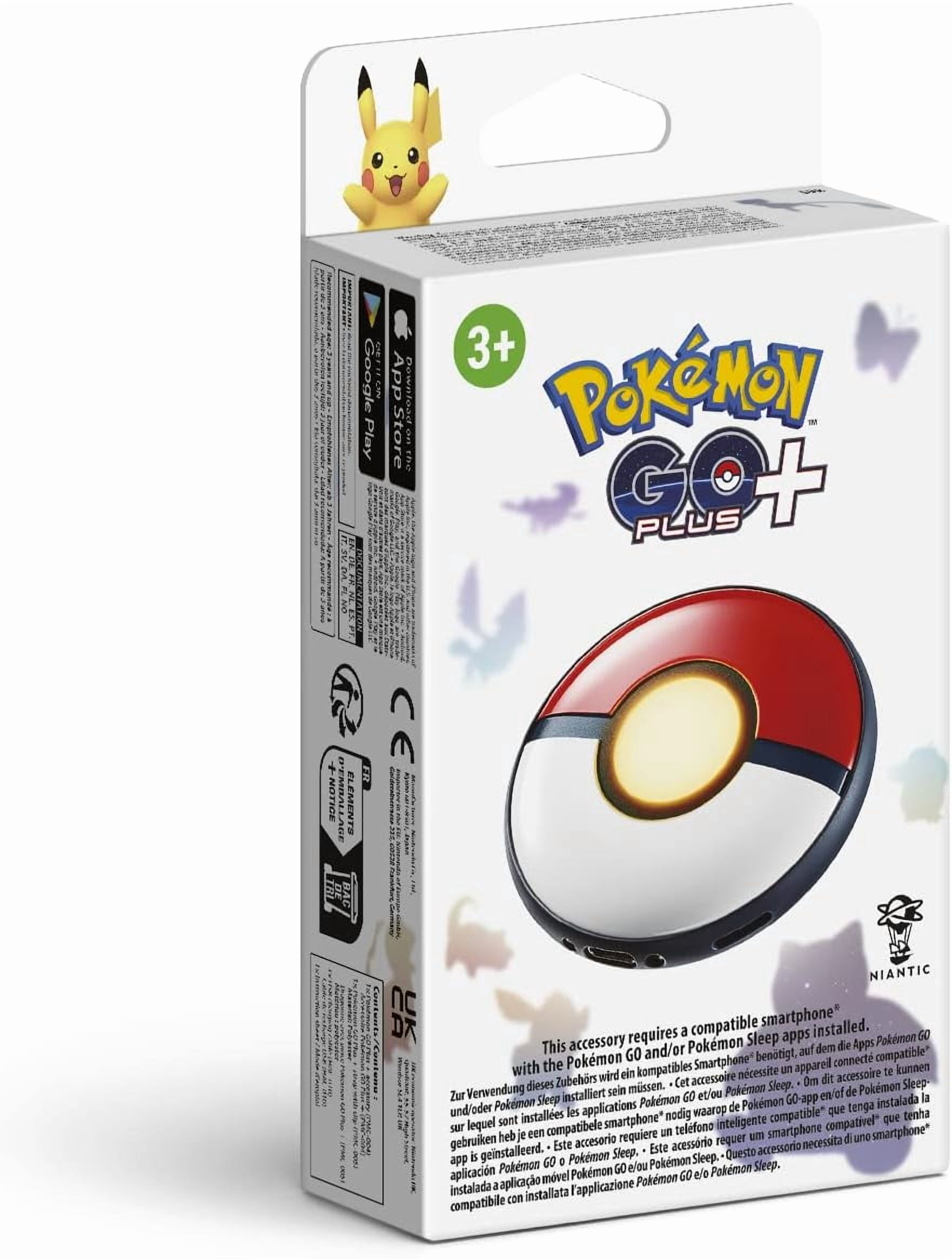 Nintendo Pokemon GO Plus, Pikachu Sleep Tracker, Bluetooth
