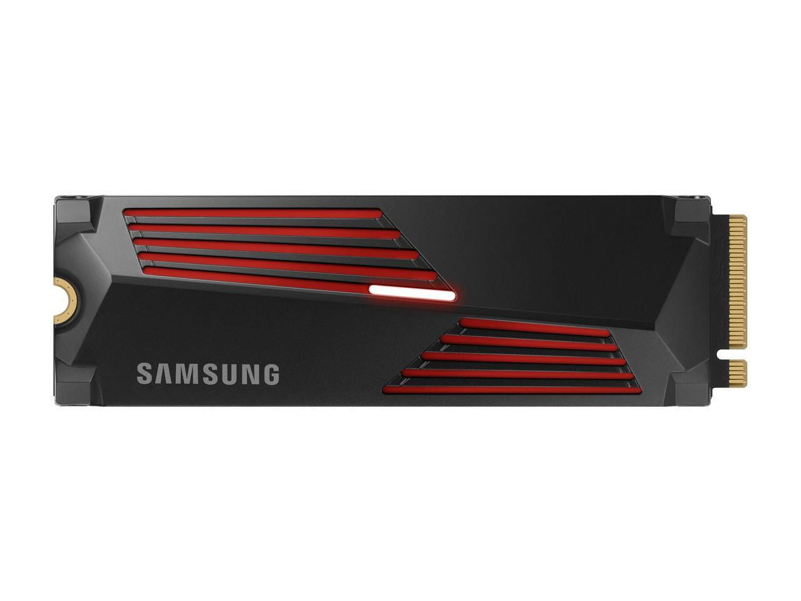 Samsung 990 PRO with Heatsink PCIe 4.0 NVMe SSD 4TB, Black