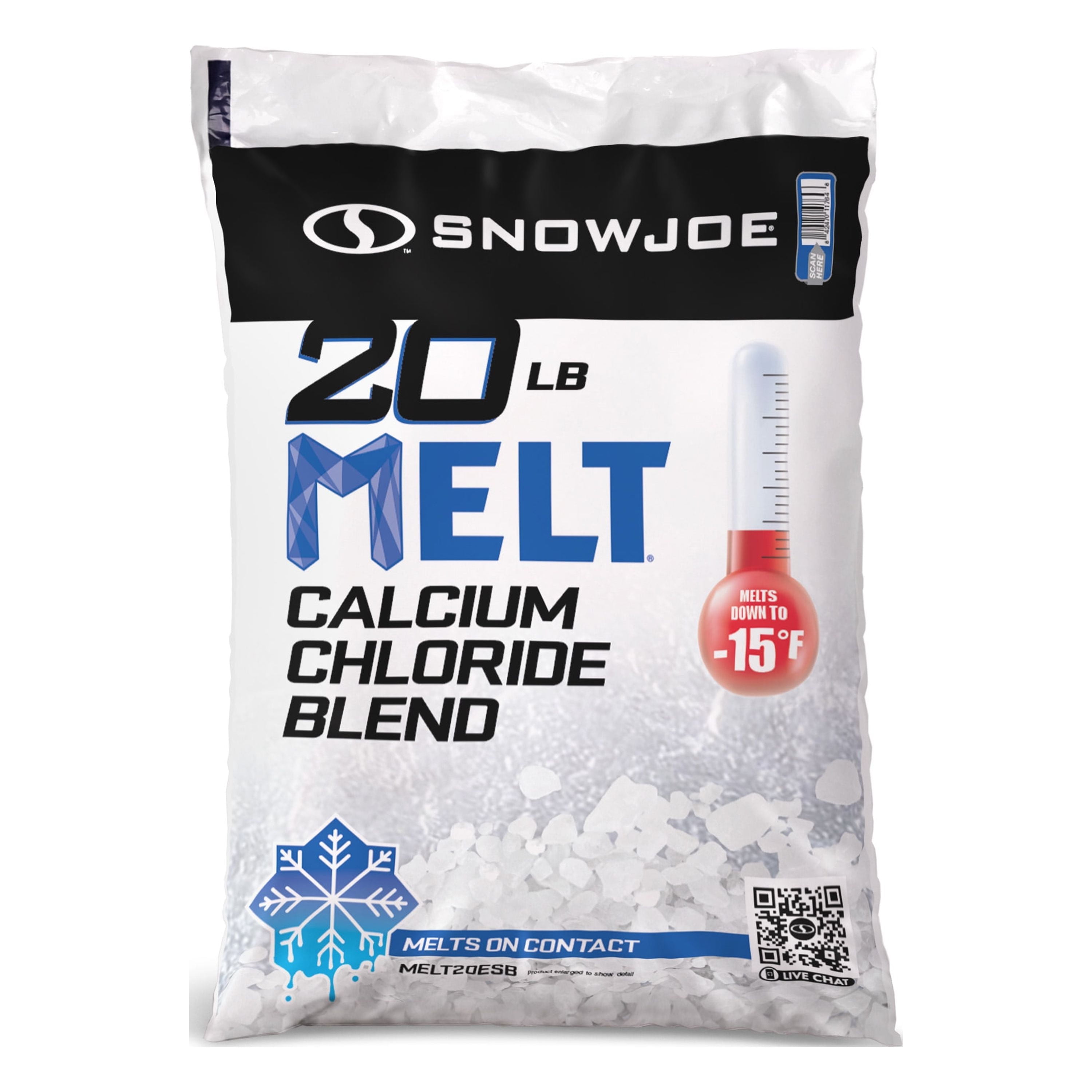 Snow Joe 40lb Calcium Chloride Ice Melt Blend - Walmart Business