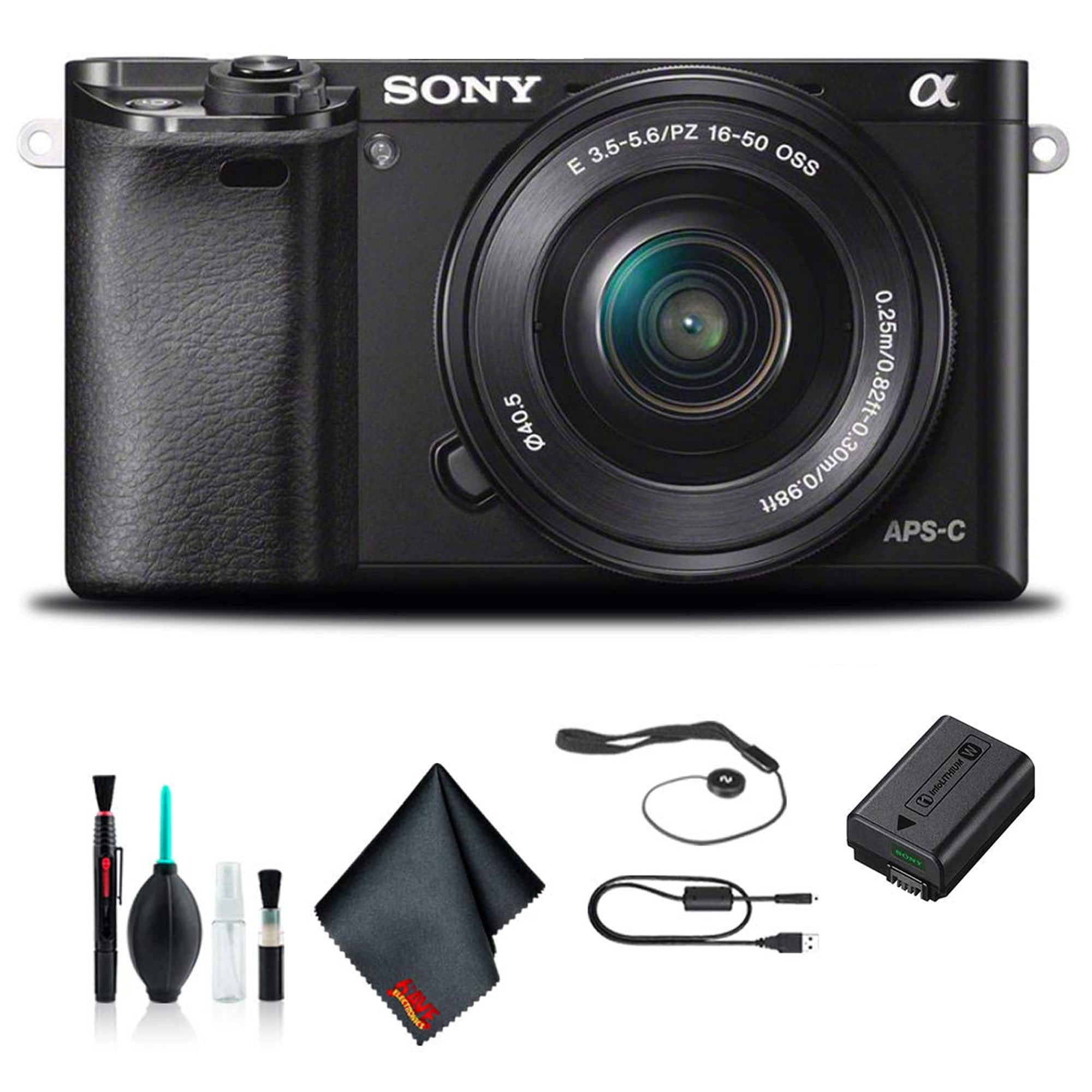 Sony Alpha a6000 Mirrorless Camera with 16-50mm and 55-210mm
