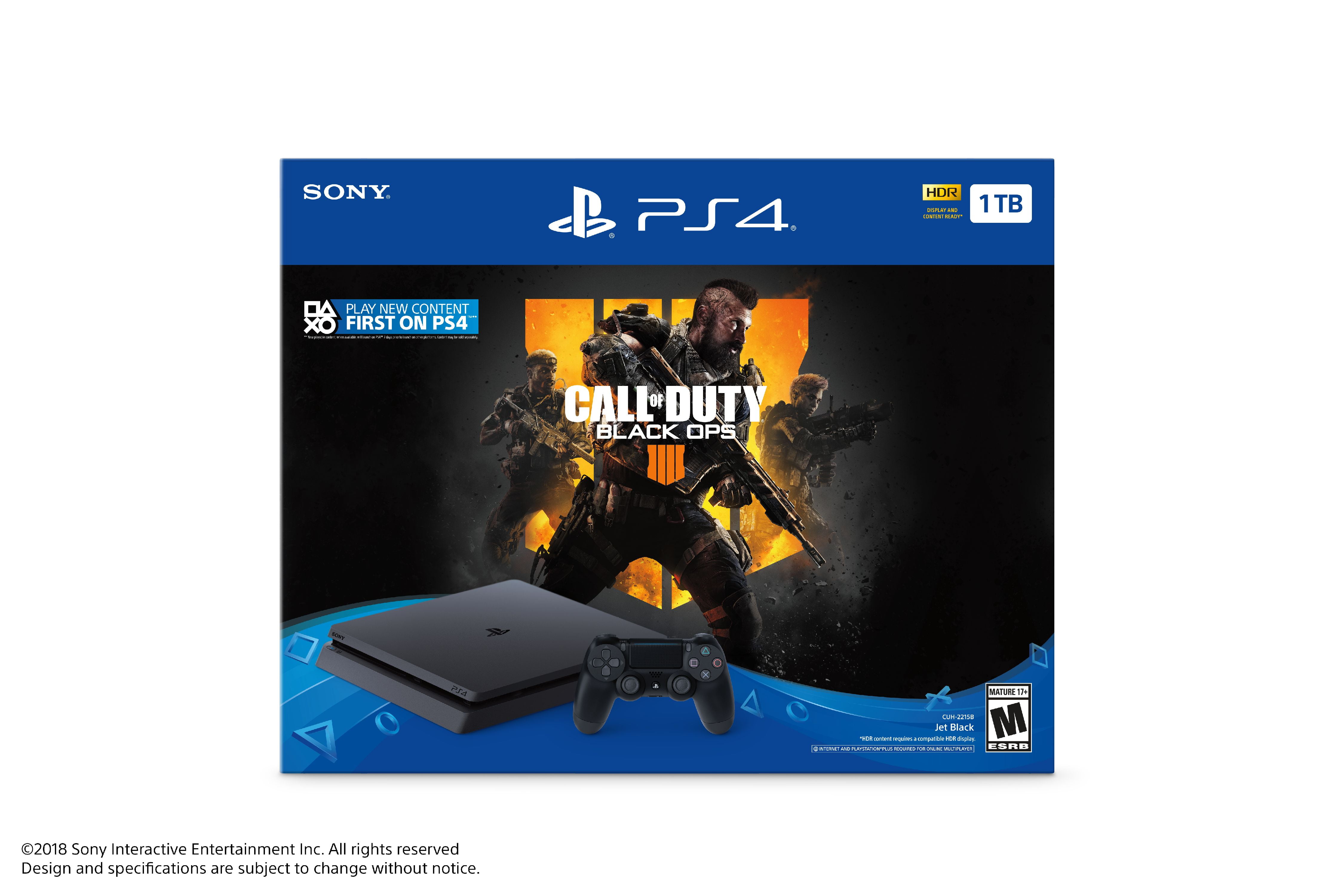 Sony PlayStation 4 1TB Slim Console Bundle with Call of Duty