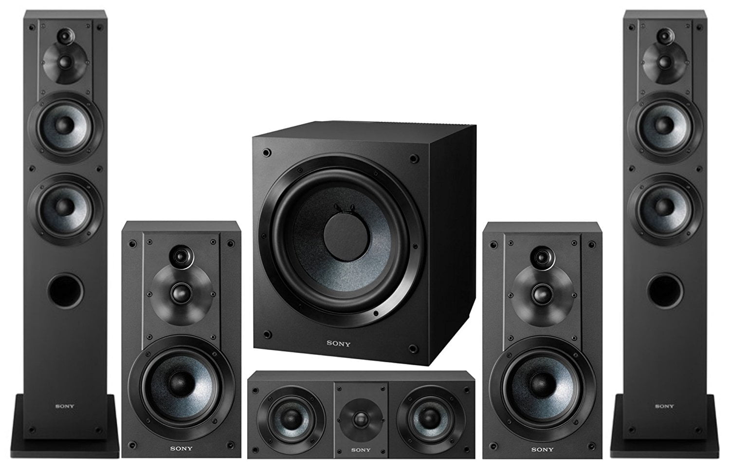 Sony 5.1-Channel Home Theater Speaker Set with Rear Stereo