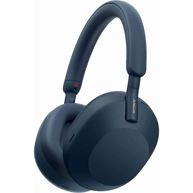 Sony WH-1000XM5 Blue Noise Canceling Wireless Headphones with 30hr