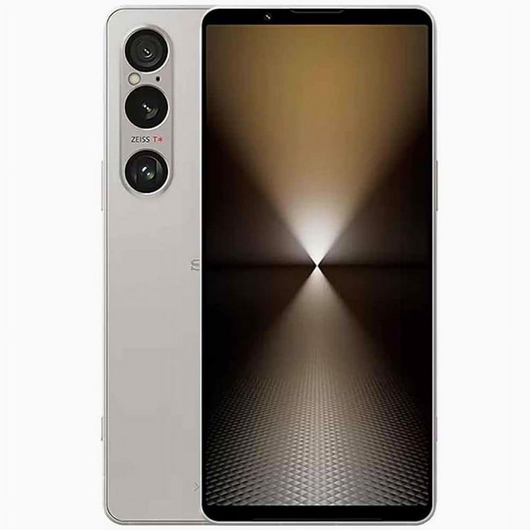 Sony Xperia 1 VI 5G 256GB Smartphone (Unlocked), Platinum Silver