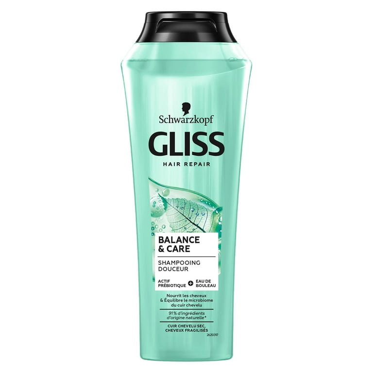 Schwarzkopf Gliss Nutribalance Repair Shampoo 360ml - Walmart.com